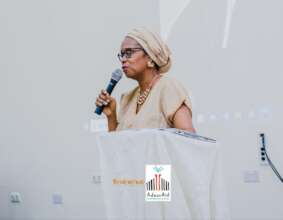 Keynote speaker, Barrister Yasmin Jusu Sheriff