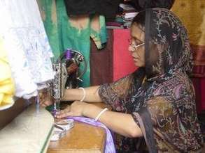 CDS-Sponsored Woman Sewing