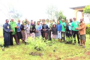 TREE PLANTING IN KAINAM SECONDARY SCHOOL