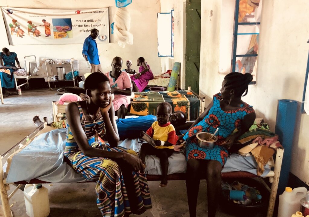 Healthcare for mothers and children in South Sudan