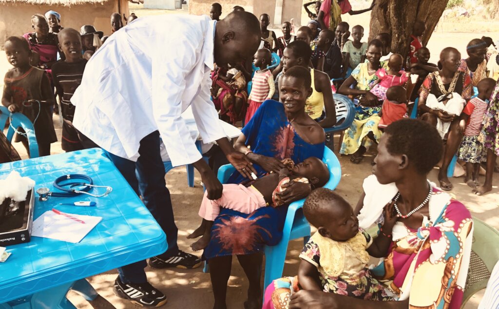 Healthcare for mothers and children in South Sudan