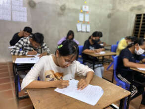 Students sitting their Semester 1 examination