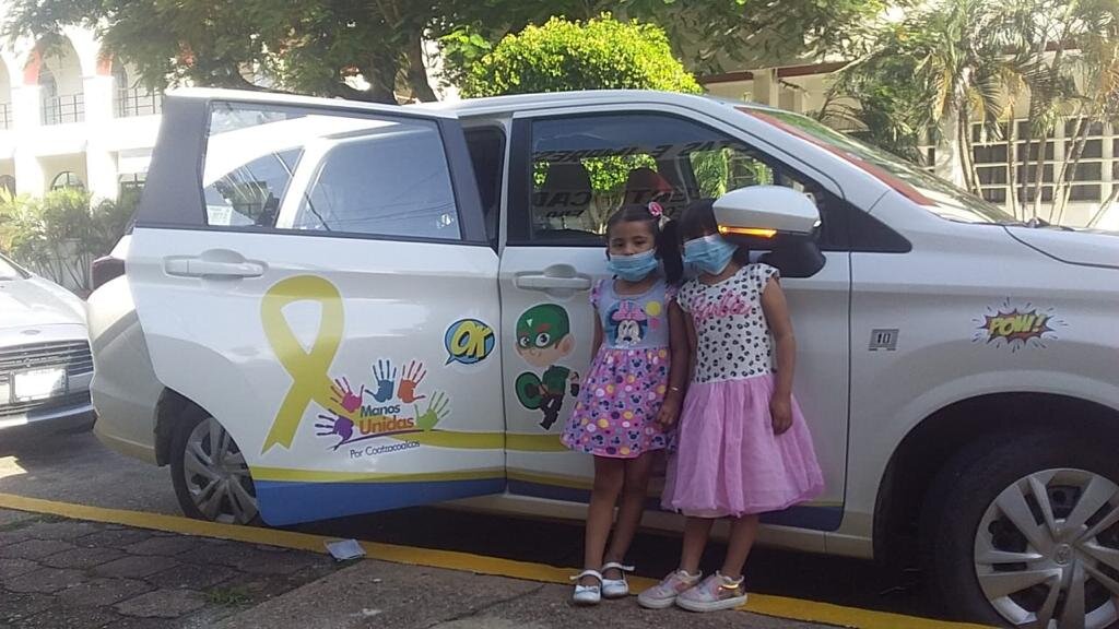 New car for transporting 48 children with cancer