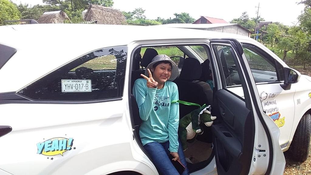 New car for transporting 48 children with cancer