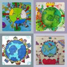 Children's illustrations from Earth Day