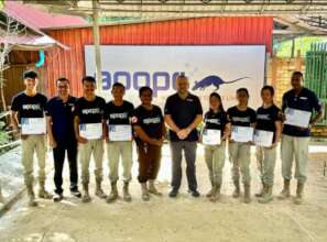 Mine Action team in Cambodia