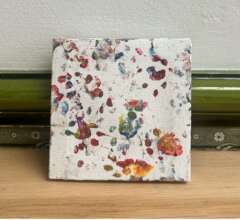 Pawprint Chaos (9.8cm x 9.8cm)