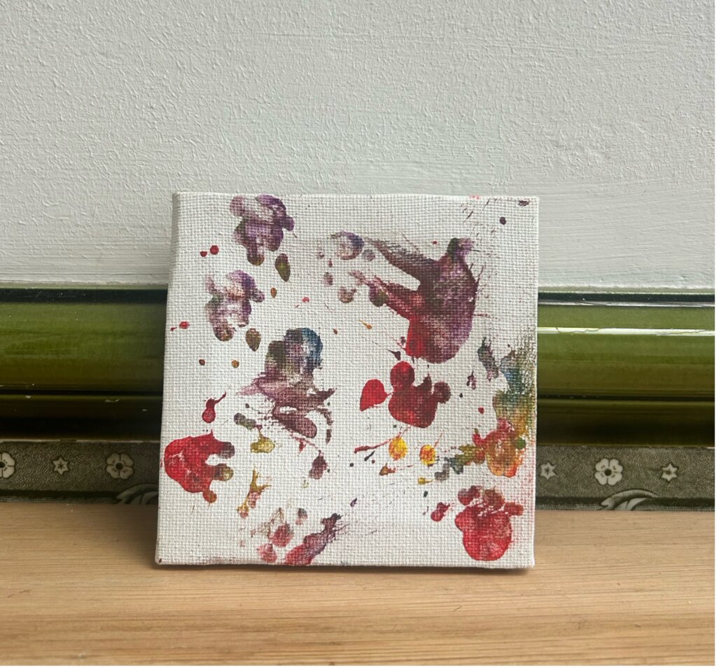 Reflections on Life (9.8cm x 9.8cm)