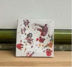 Reflections on Life (9.8cm x 9.8cm)