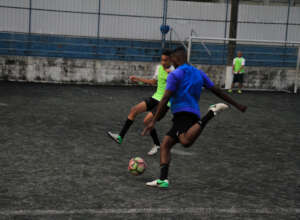 Students in sport class