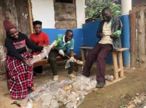 Staff Members Put Together Ecobricks