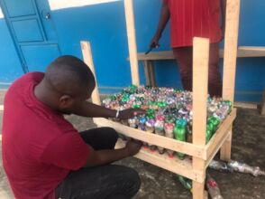 Constructing the Ecobricks Chair