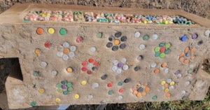 Original Ecobrick Bench