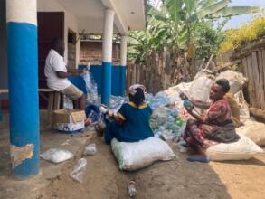 Just Another Wednesday Constructing Ecobricks!