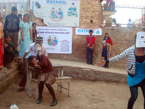 Act play performed by the students