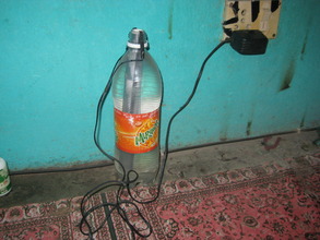 WATA device producing chlorine solution