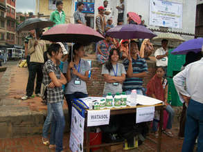 WATASOL Promotion through stall in local community