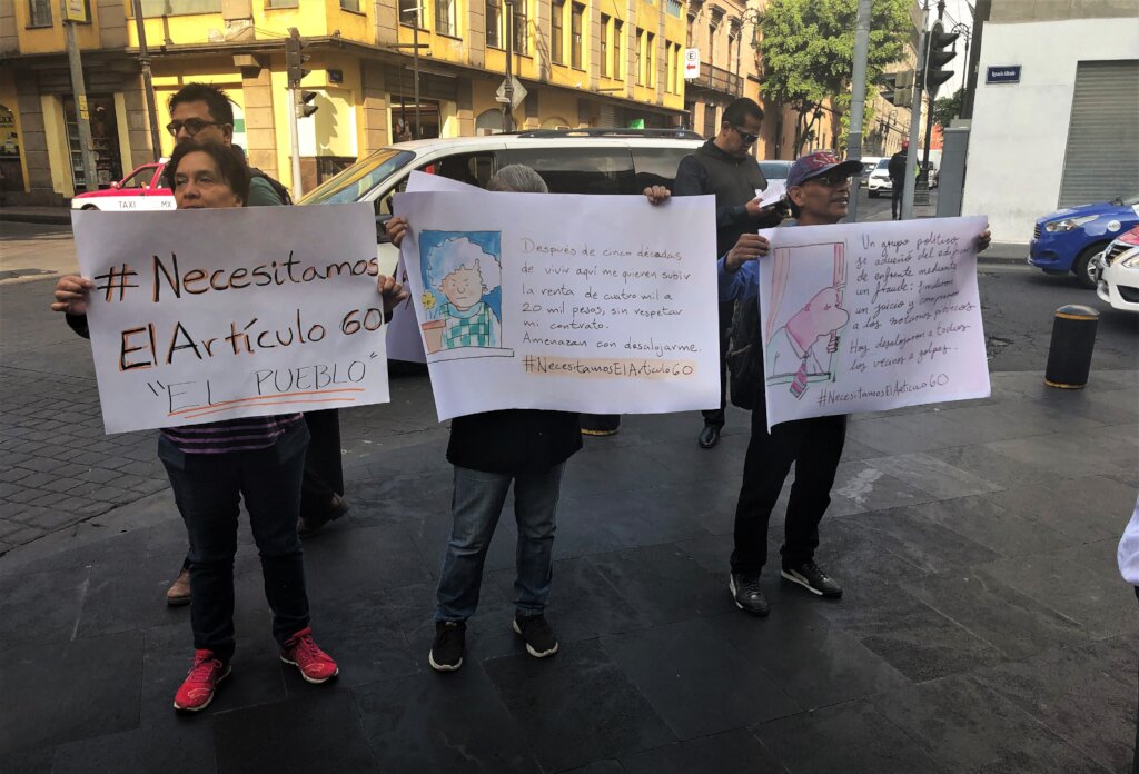 Support evicted people in Mexico