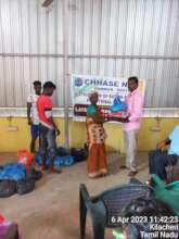 Distribution of ration kits