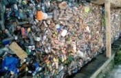 Recycling plastic to oil,cobblestones, plant trees