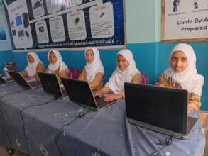 Fourth graders in Kabul