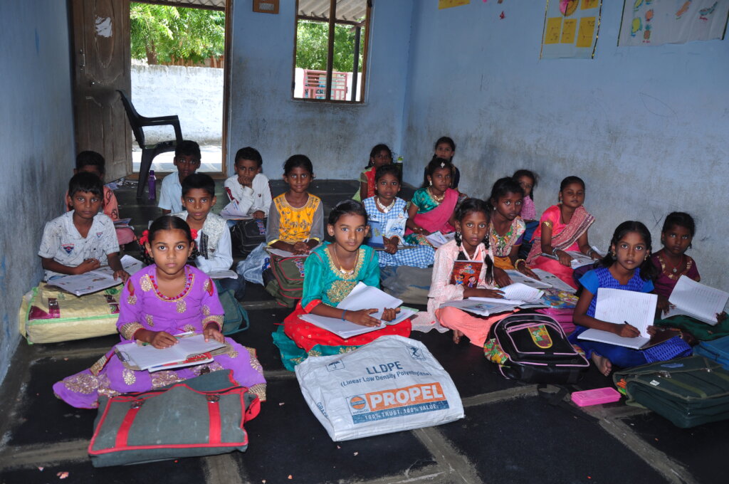 School Benches for a slum school in India