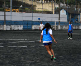 Students in sport class