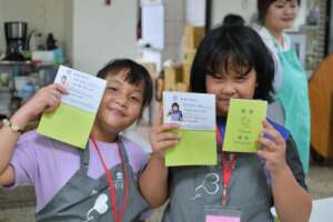 Kids and passports for Culture Through Cuisine