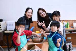Making food with kids
