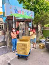 Delivering organic rice and meals during COVID