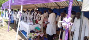 Religious leaders entering.