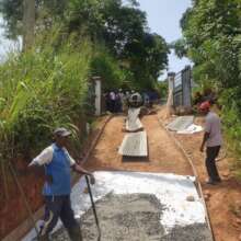 The school was able fund paving the road as well
