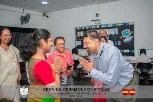 Landegama's computer lab is officially opened