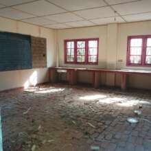 The interior of the building before renovation