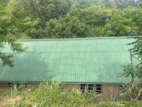 The completed roof