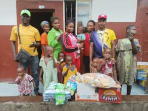 Our team with the children at Nnewi Orphanage