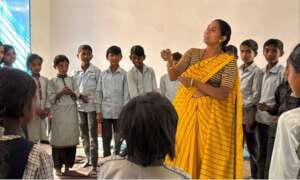 Deepika at Larathi Government School