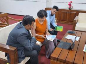 Meeting the Deputy Minister of Wildlife, Sri Lanka