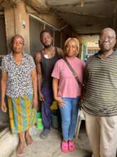 Ufuoma with Malik and his parents