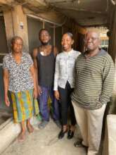 Chioma with Malik and his parents