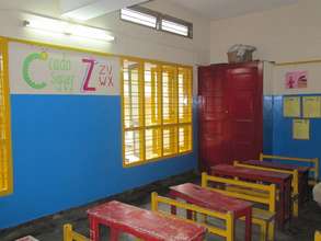 Bright and colourful classrooms