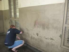 Preparing the walls