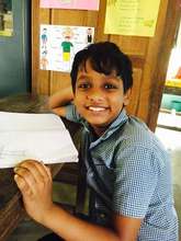 One of our students at Thamaraparambu School