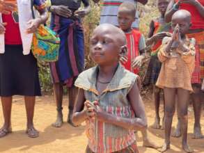 A girl has brain damage due to malnutrition