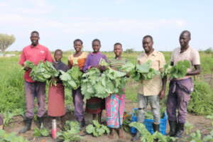 Farming groups display their hard-earned harvest