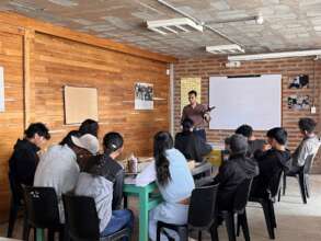 Young people at the human formation meeting