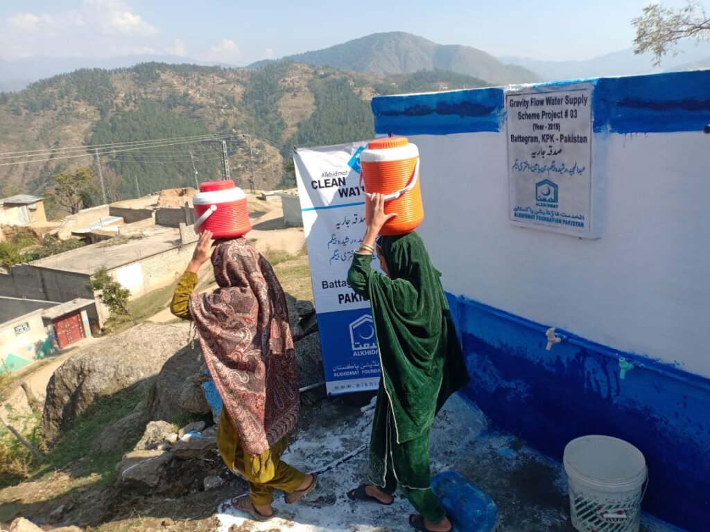 Gravity Flow Clean Water for North Pakistan