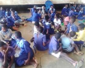 at school girls are also encouraged doing art