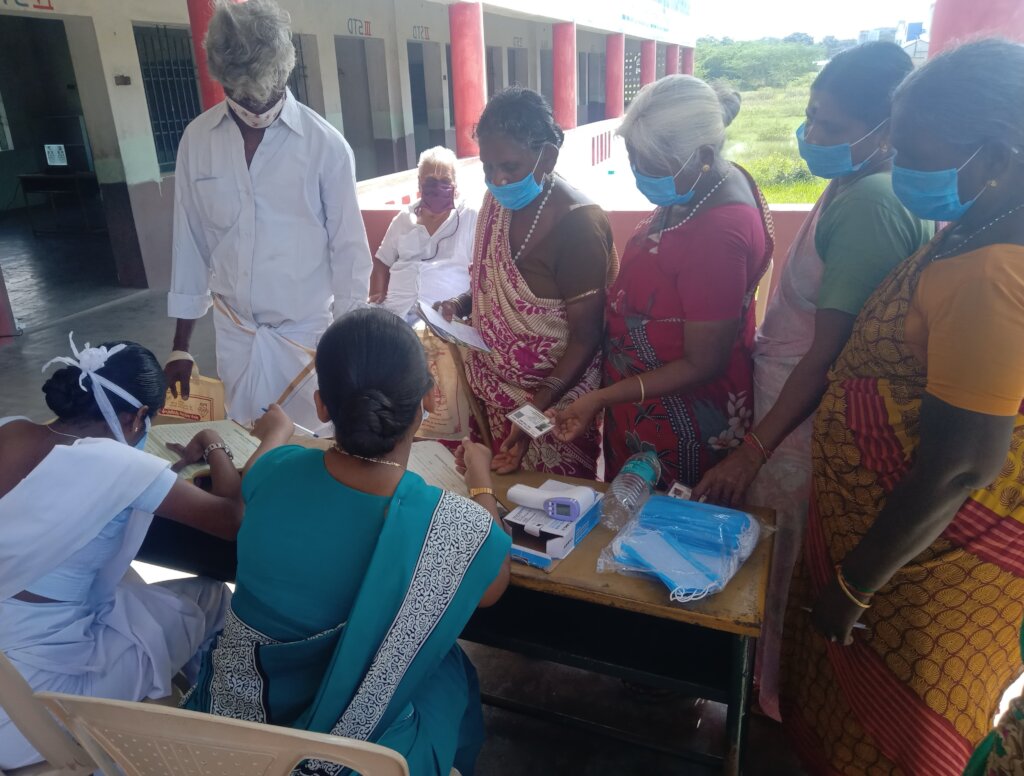 Eye camps in rural villages