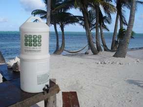 The filter on the beaches of Mahahual